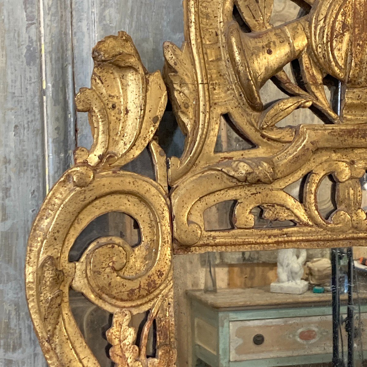 18th Century Provençal Mirror-photo-4