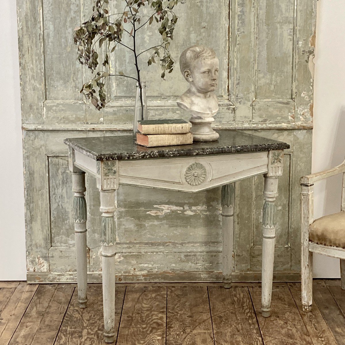 Directoire Console Center Table