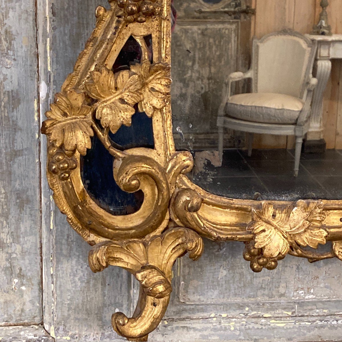 Miroir Louis XV Provençal-photo-1