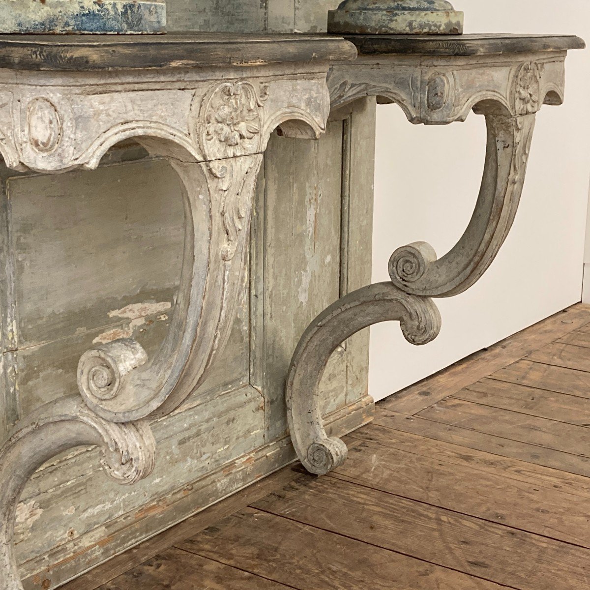 Pair Of Louis XV Period Consoles-photo-2