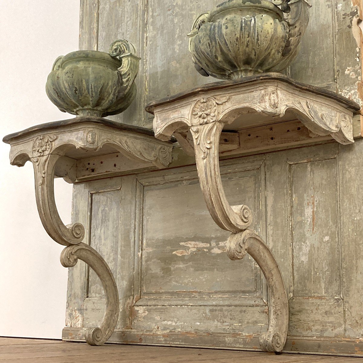 Pair Of Louis XV Period Consoles-photo-4