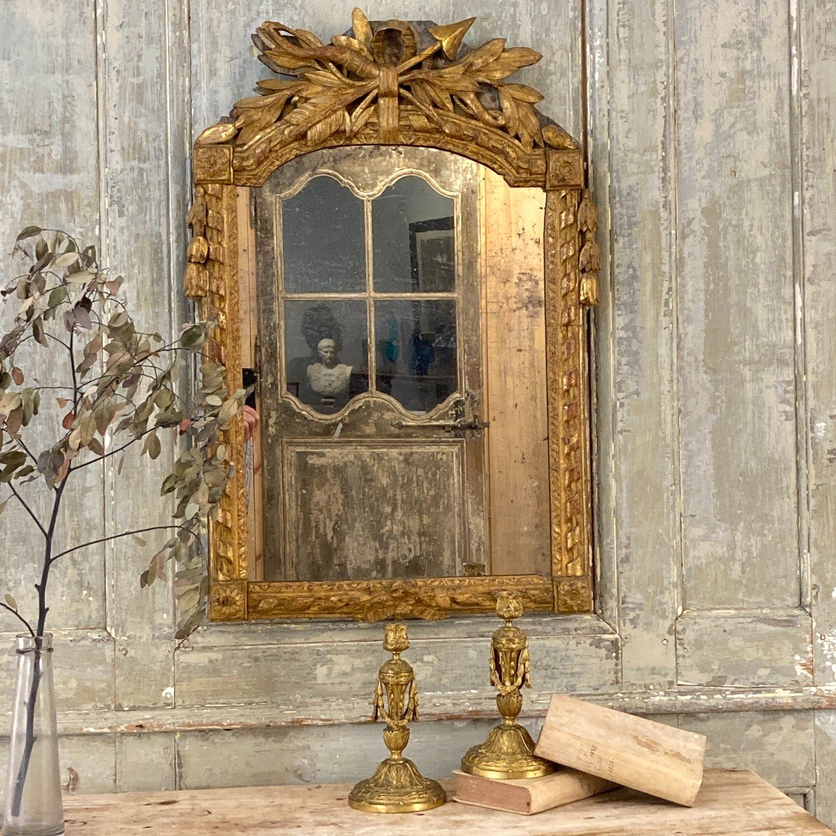 Miroir d'époque Louis XVI