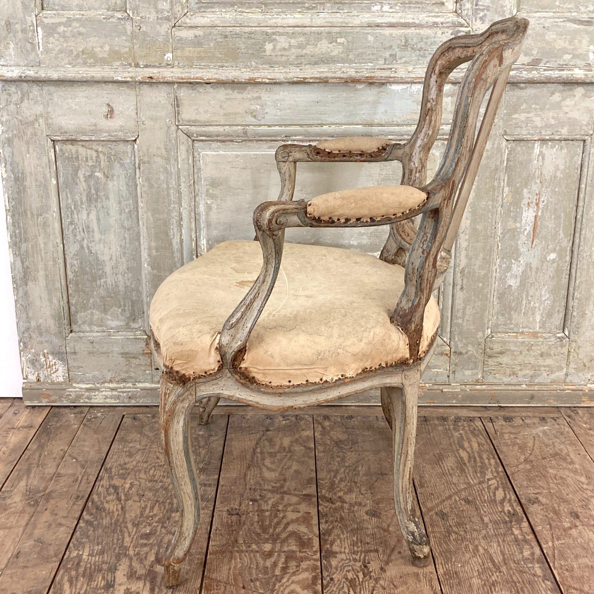 Louis XV Seat Stamped-photo-2