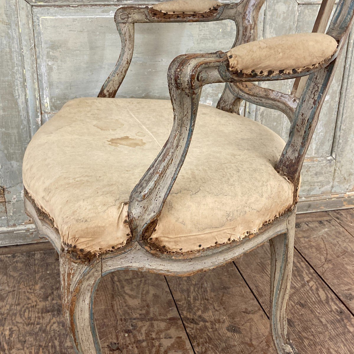 Louis XV Seat Stamped-photo-3