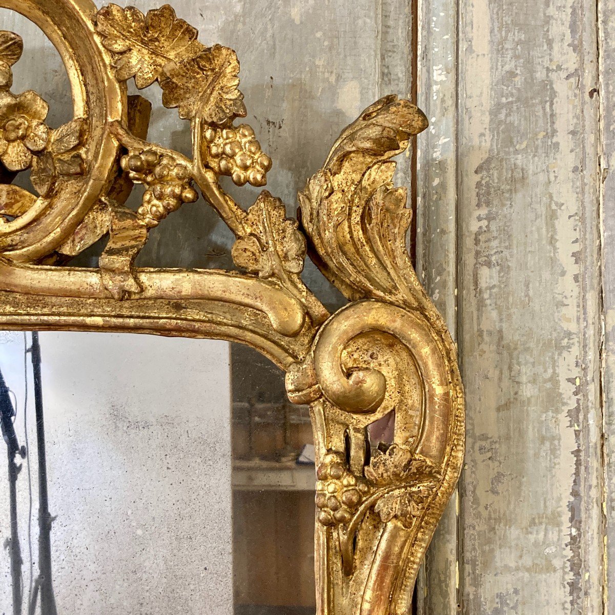 Louis XV Period Provencal Mirror-photo-4