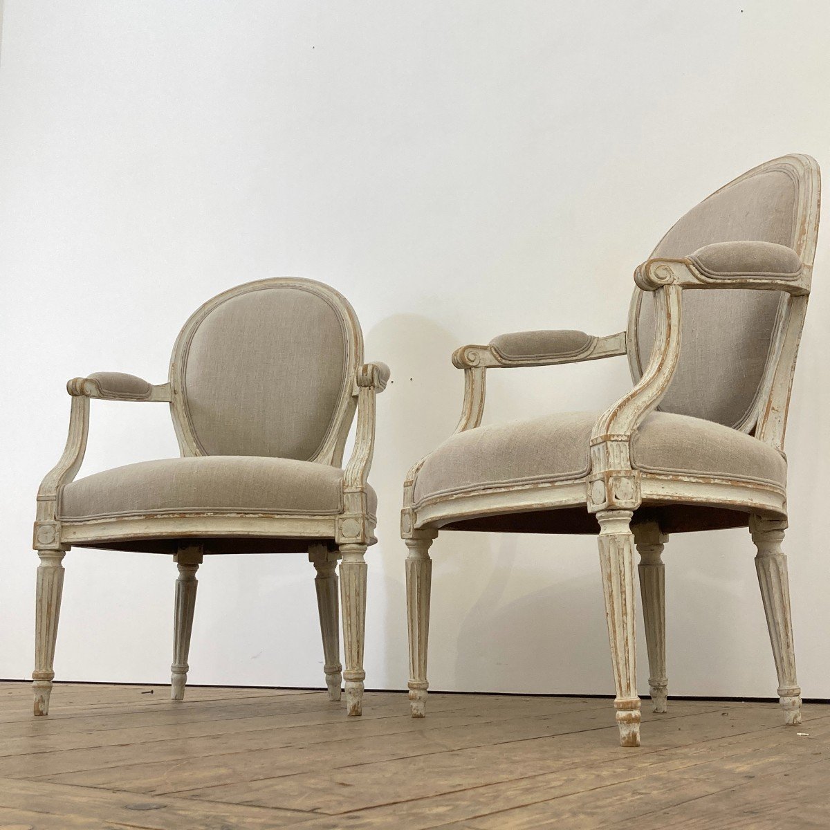 Pair Of Louis XVI Period Seats-photo-4