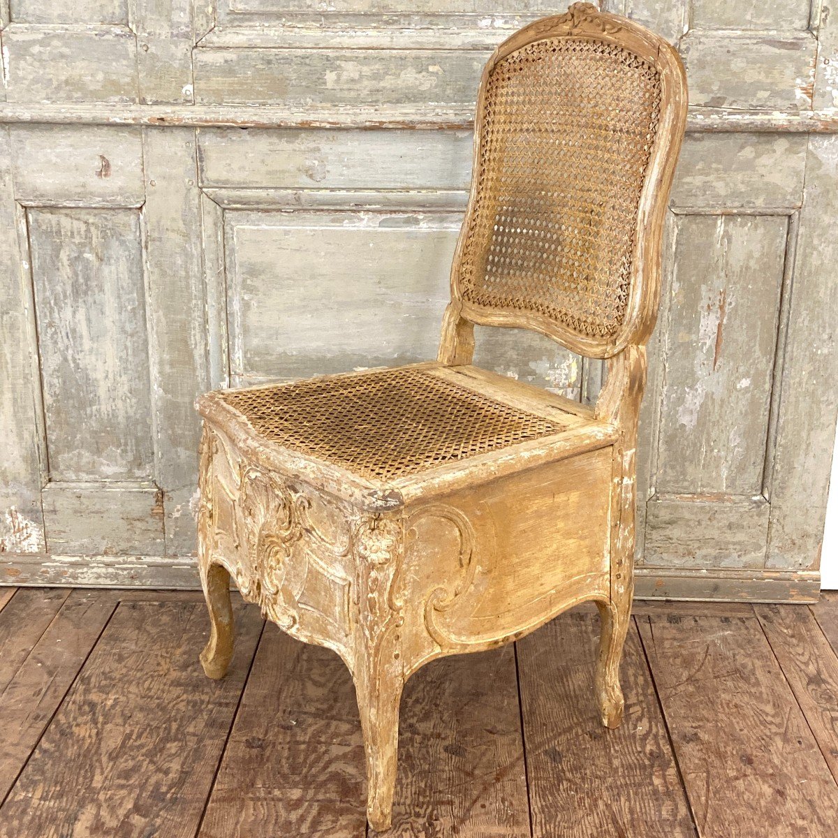 Louis XV Period Commode Chair-photo-2