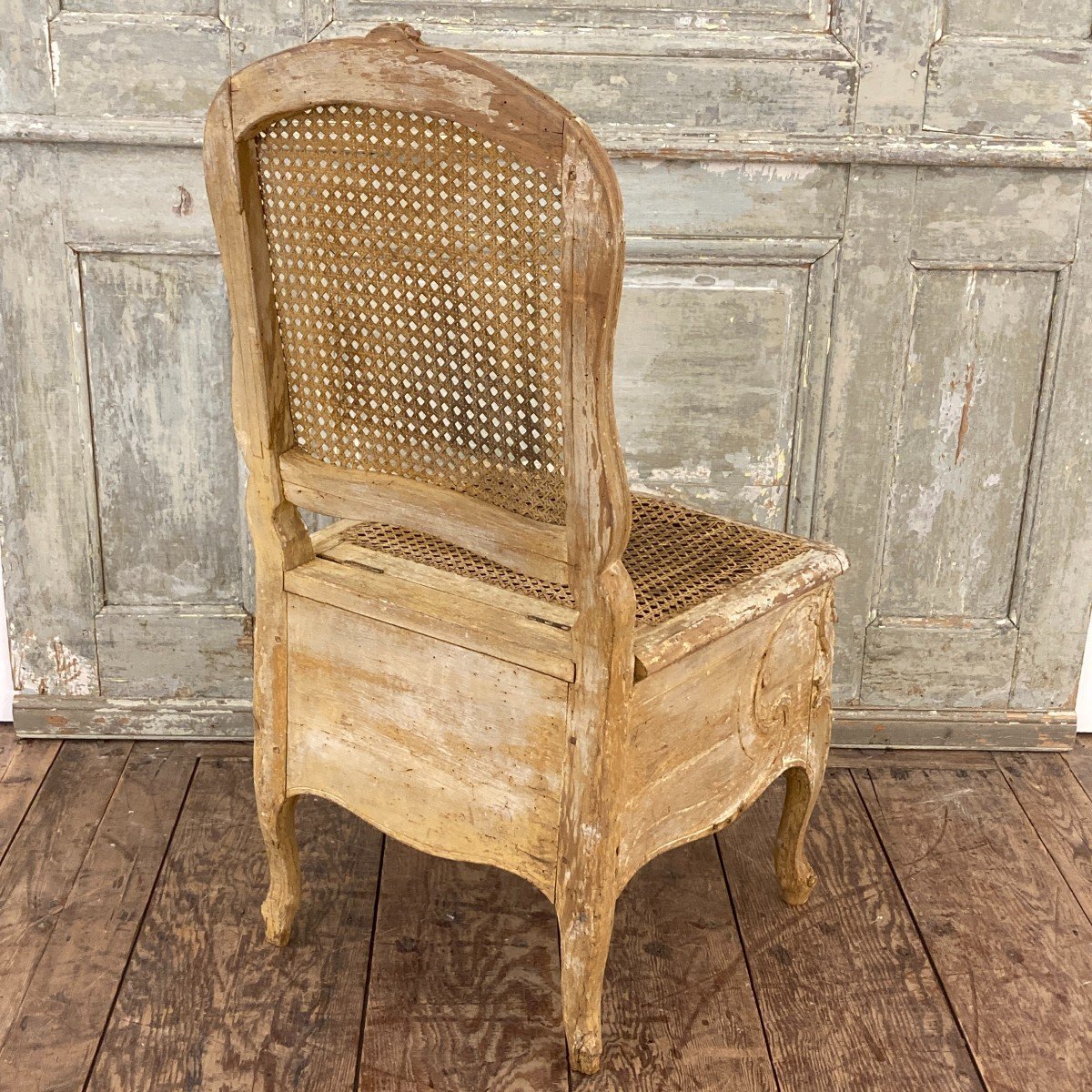 Louis XV Period Commode Chair-photo-4