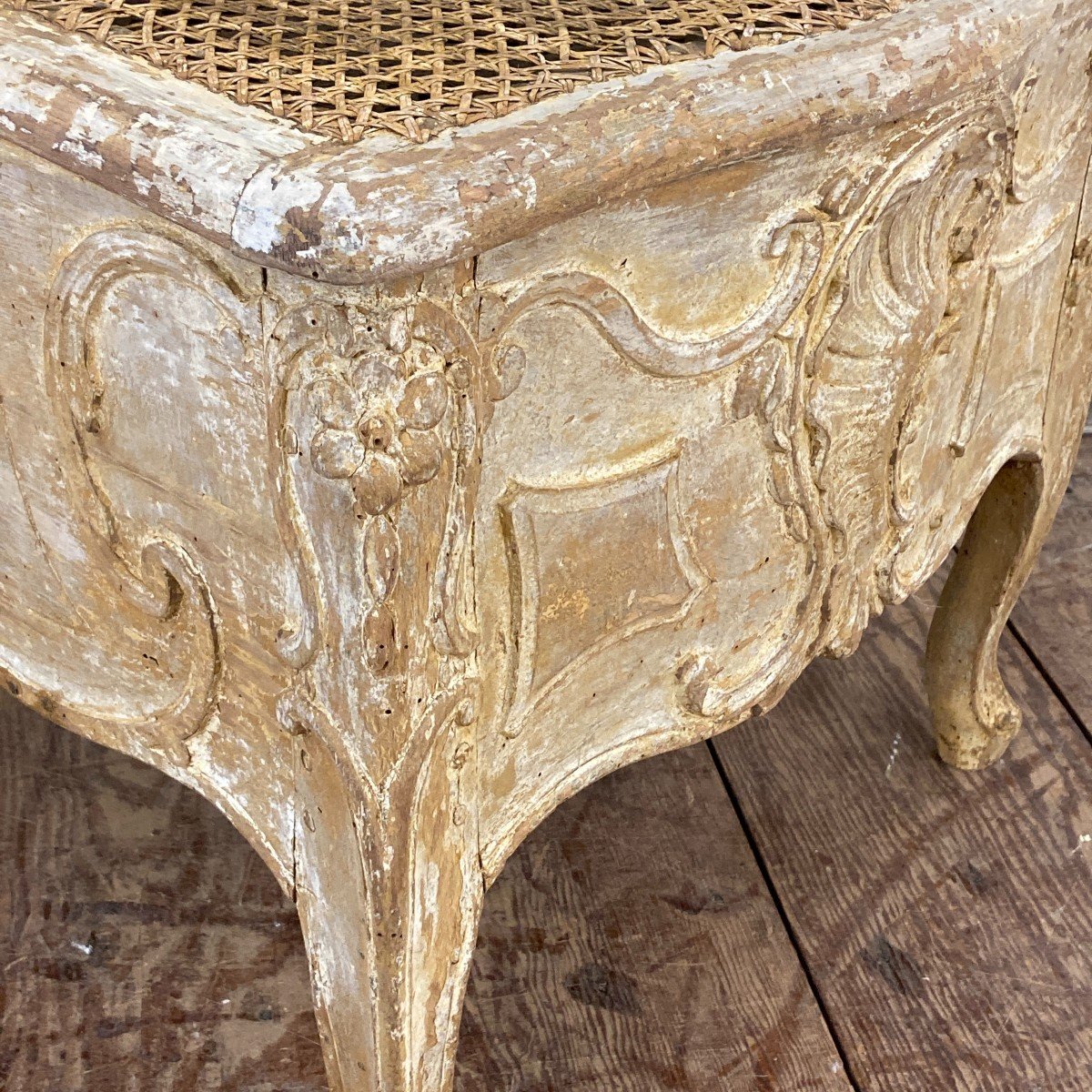 Louis XV Period Commode Chair-photo-6