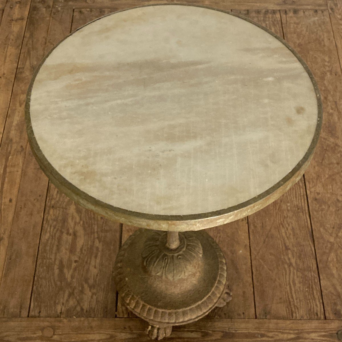 19th Century Cast Iron Pedestal Table-photo-4