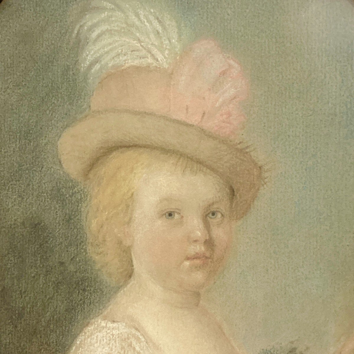 Portrait Of A Young Girl, Late 18th Century-photo-5