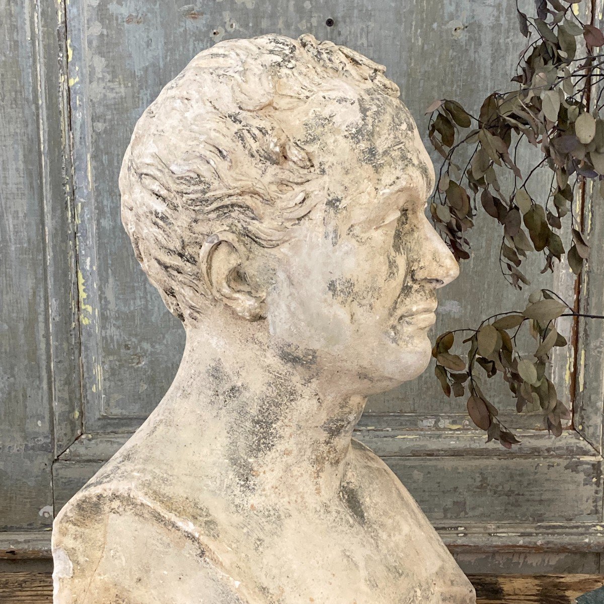 Plaster Bust Of Baron Guillaume Dupuytren-photo-2