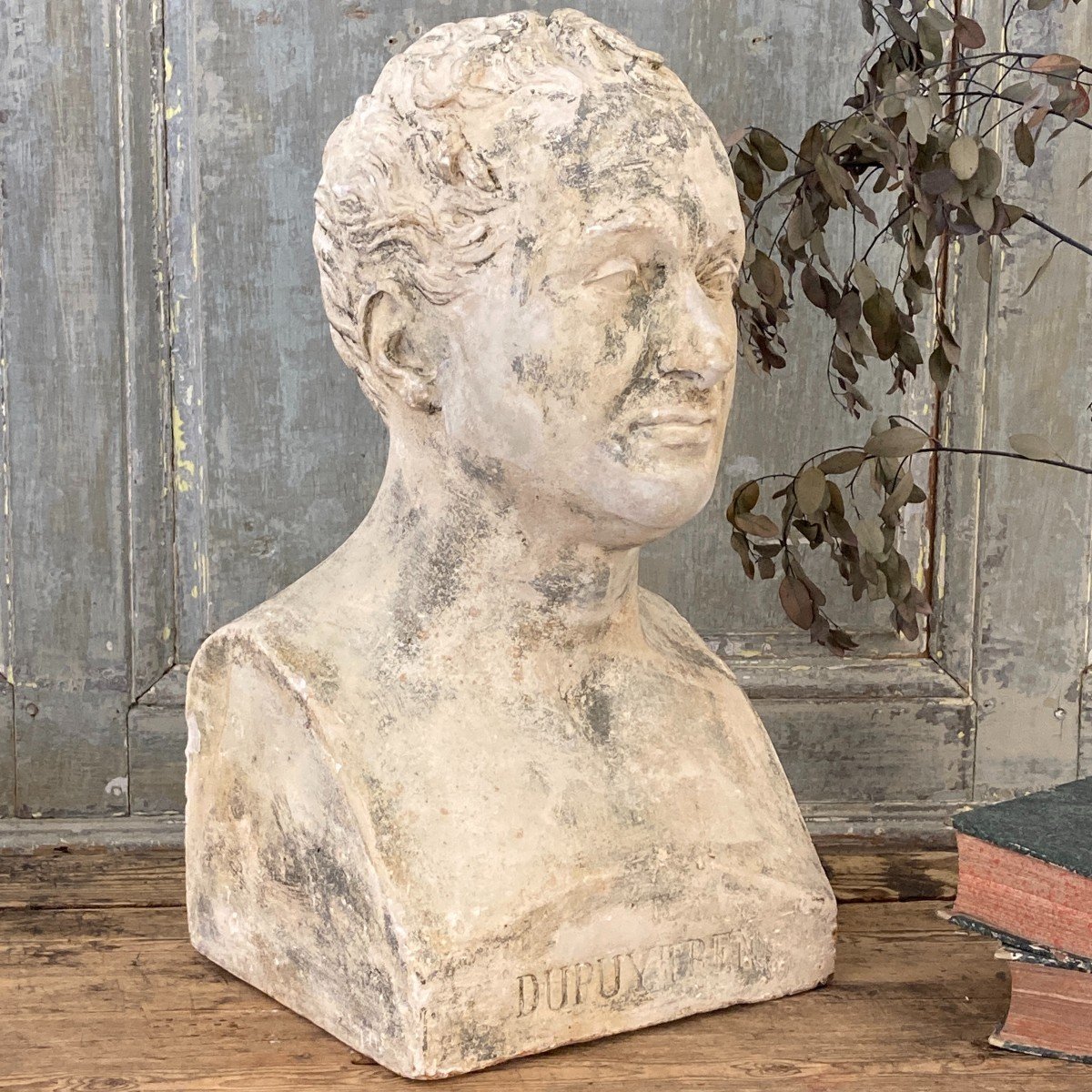 Plaster Bust Of Baron Guillaume Dupuytren-photo-6