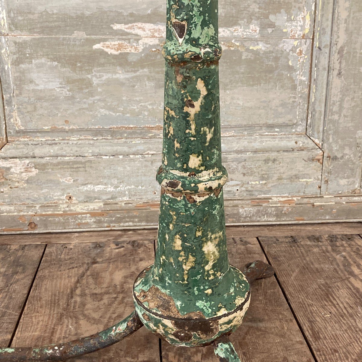 19th Century Cast Iron Pedestal Table-photo-2