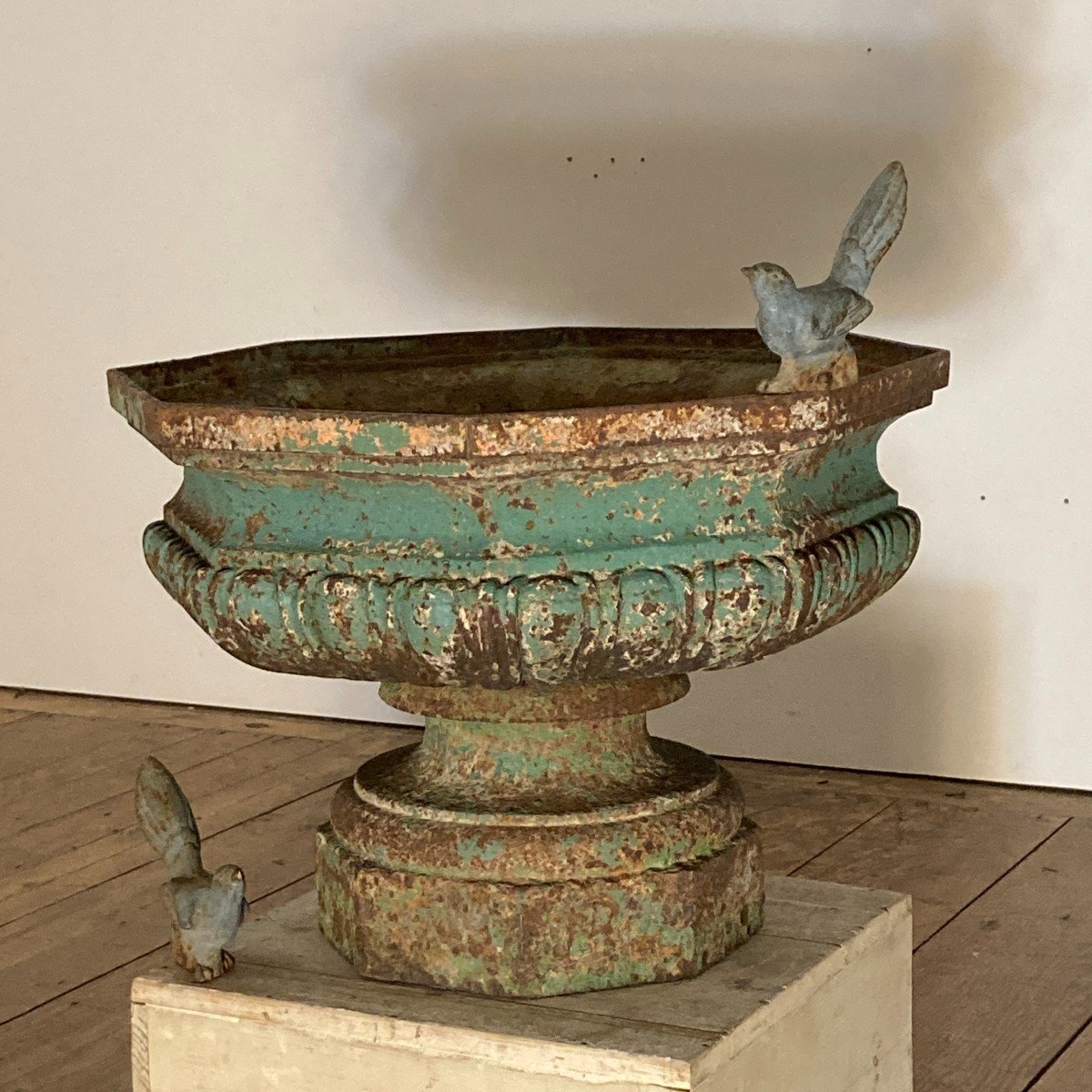 19th Century Cast Iron Fountain Basin