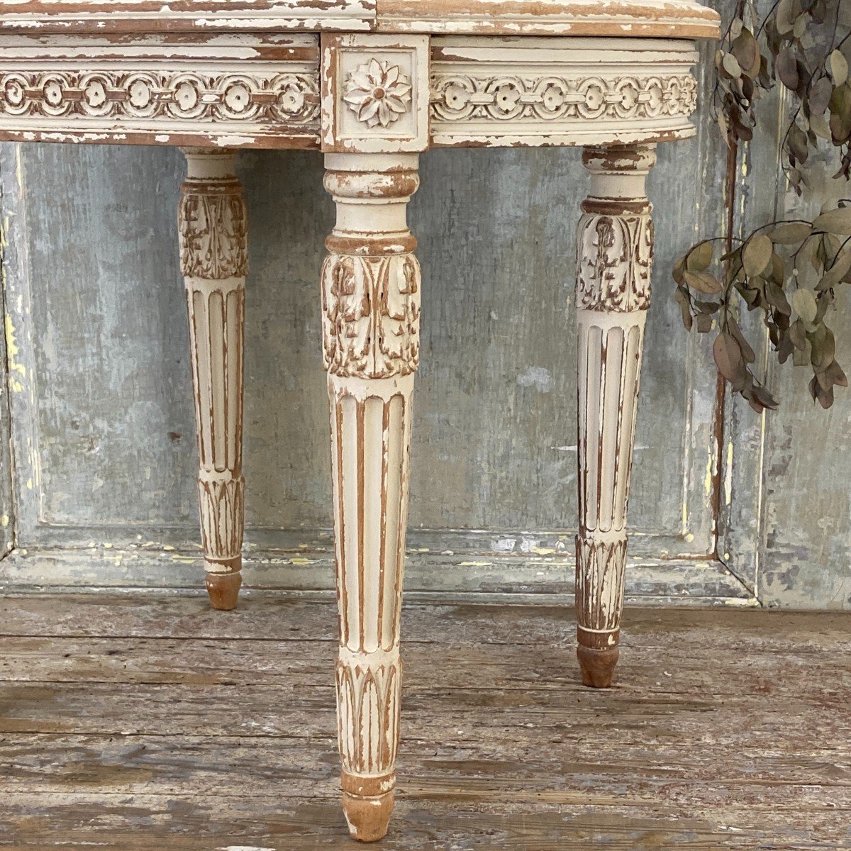 Tabouret de style Louis XVI-photo-3