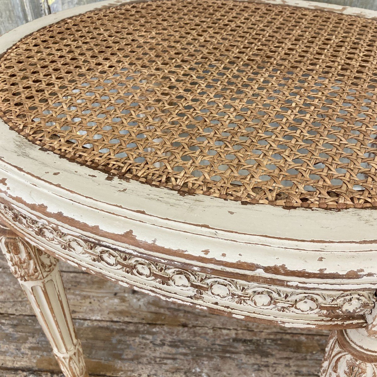 Tabouret de style Louis XVI-photo-1