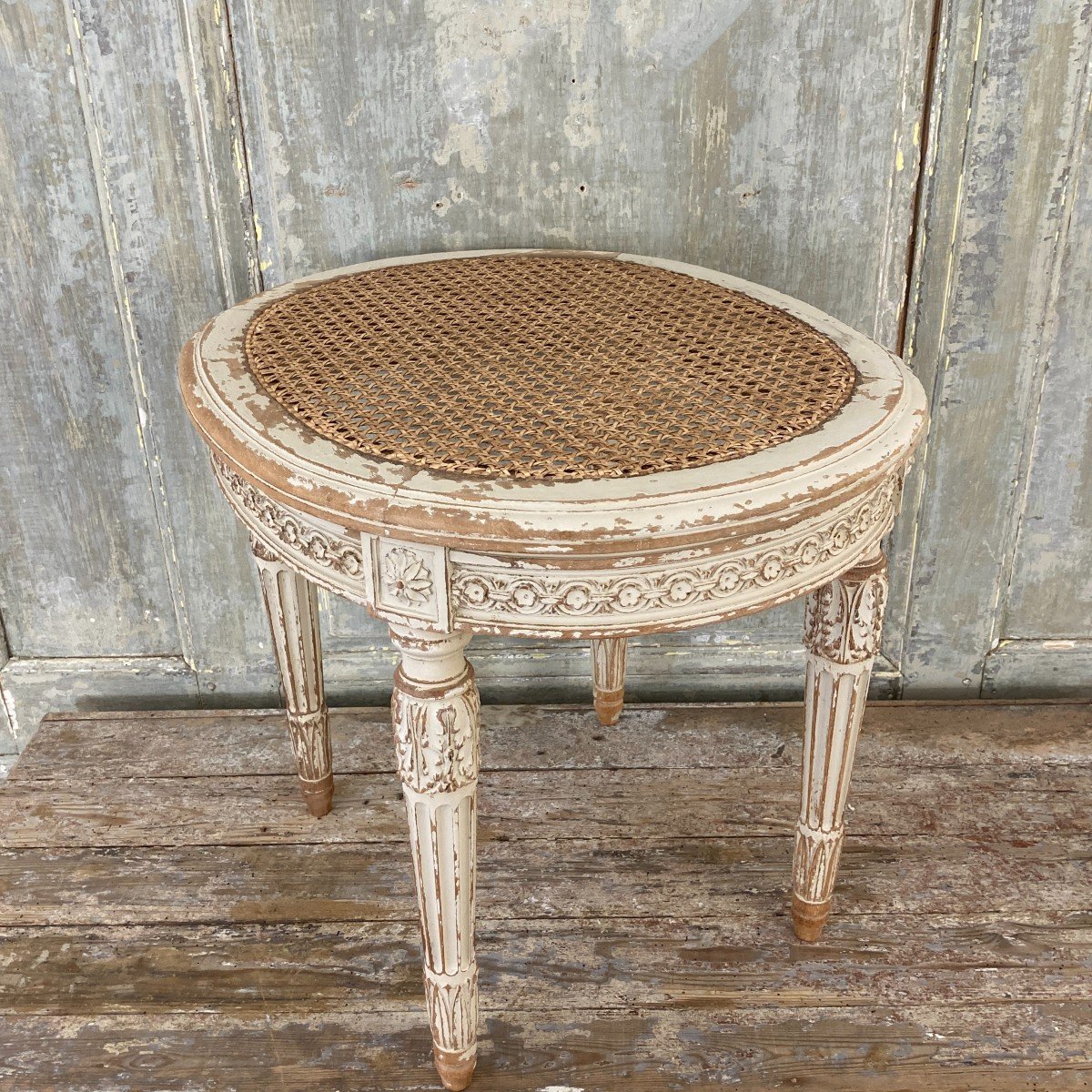 Tabouret de style Louis XVI-photo-2