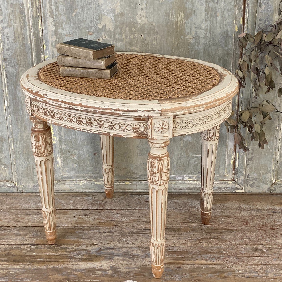 Tabouret de style Louis XVI-photo-5