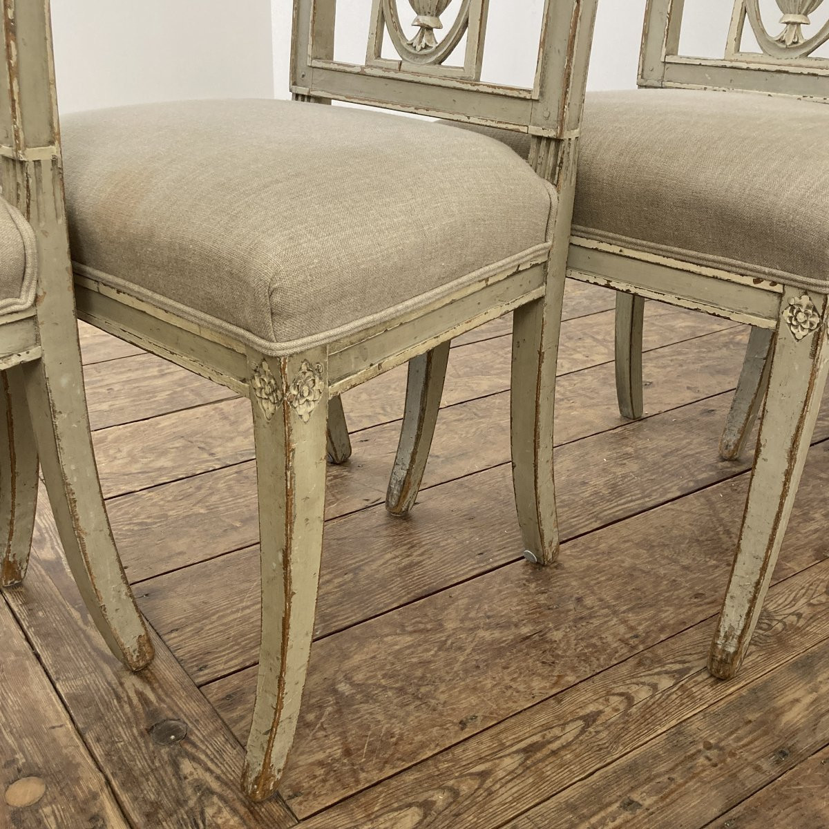 Set Of 6 Directoire Chairs-photo-1