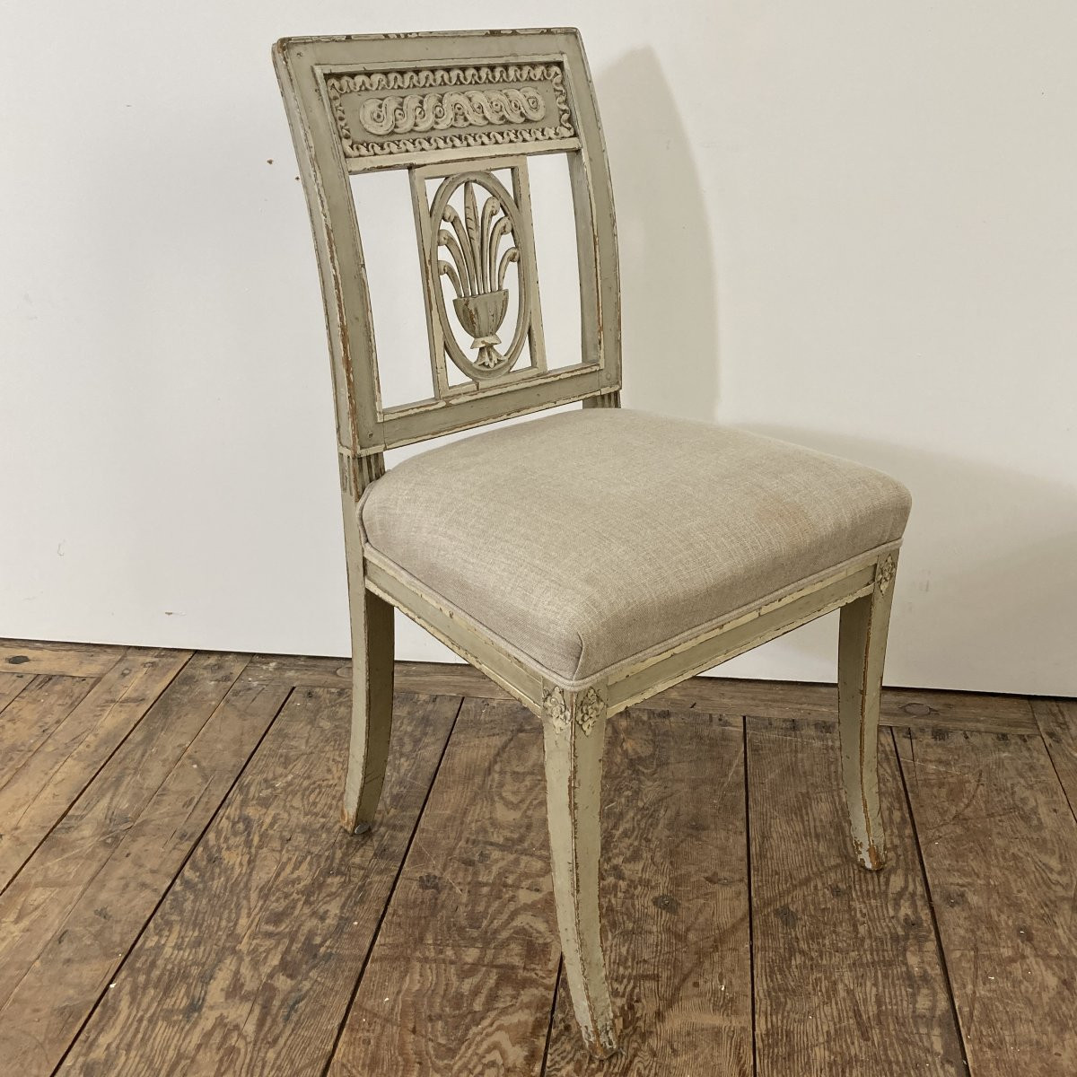 Set Of 6 Directoire Chairs-photo-4