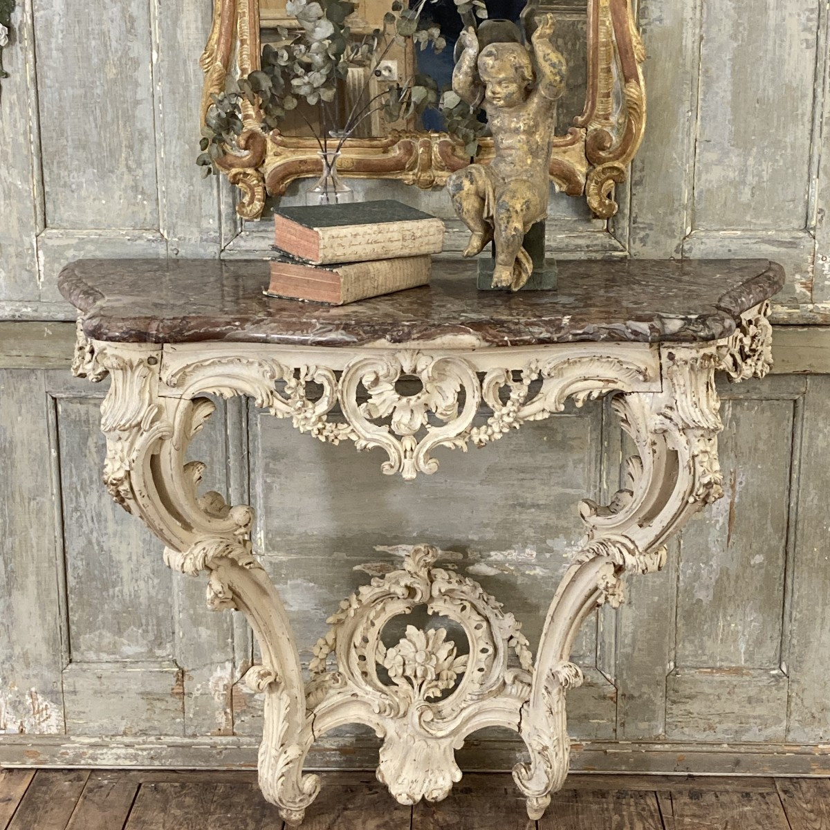 Console d'époque Louis XV