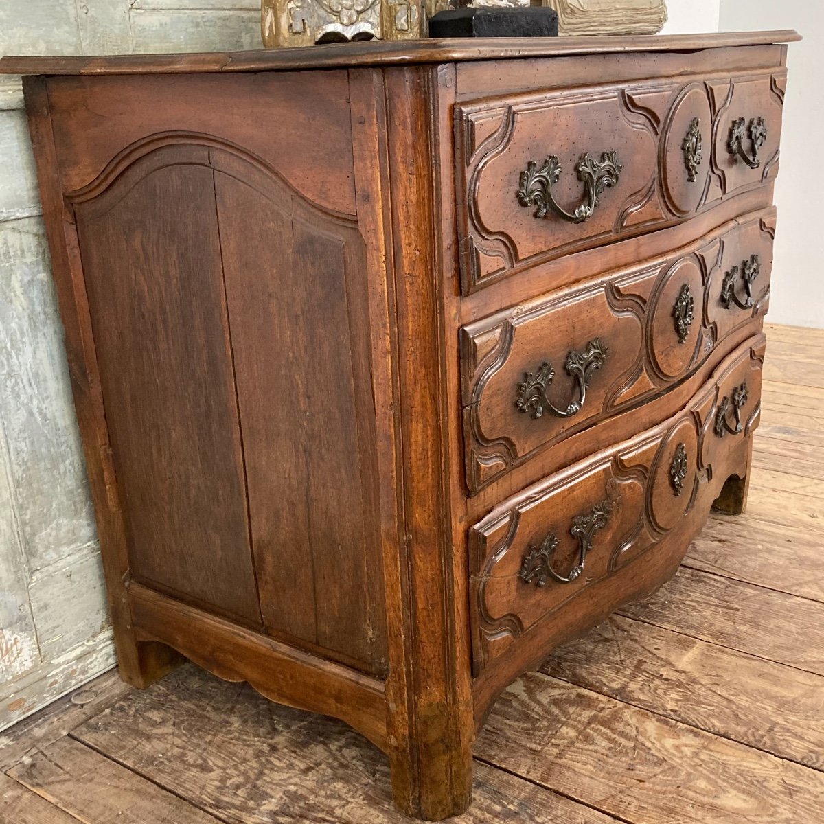 Curved Chest Of Drawers In Walnut XVIII-photo-4