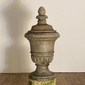 Cast Iron Vase Covered XVIII