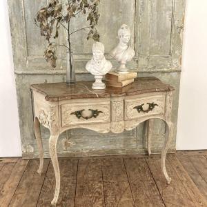 Louis XV Period Curved Console