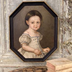 Portrait Of A Little Girl, Early 19th Century