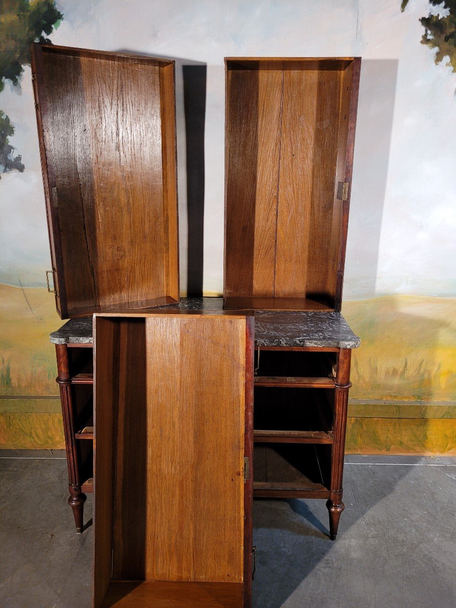 Small Louis XVI Chest Of Drawers In Mahogany-photo-2