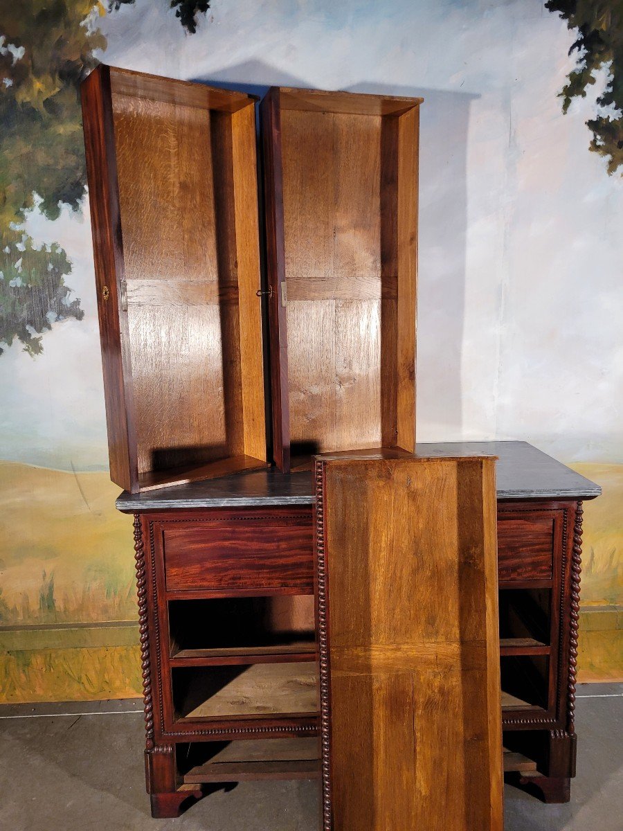 19th Century Mahogany Desk Commode -photo-2