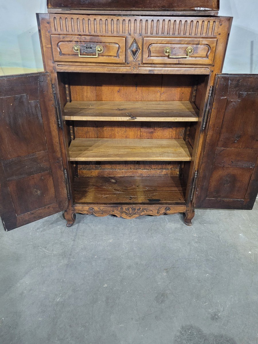 Small Louis XVI Walnut Buffet-photo-2