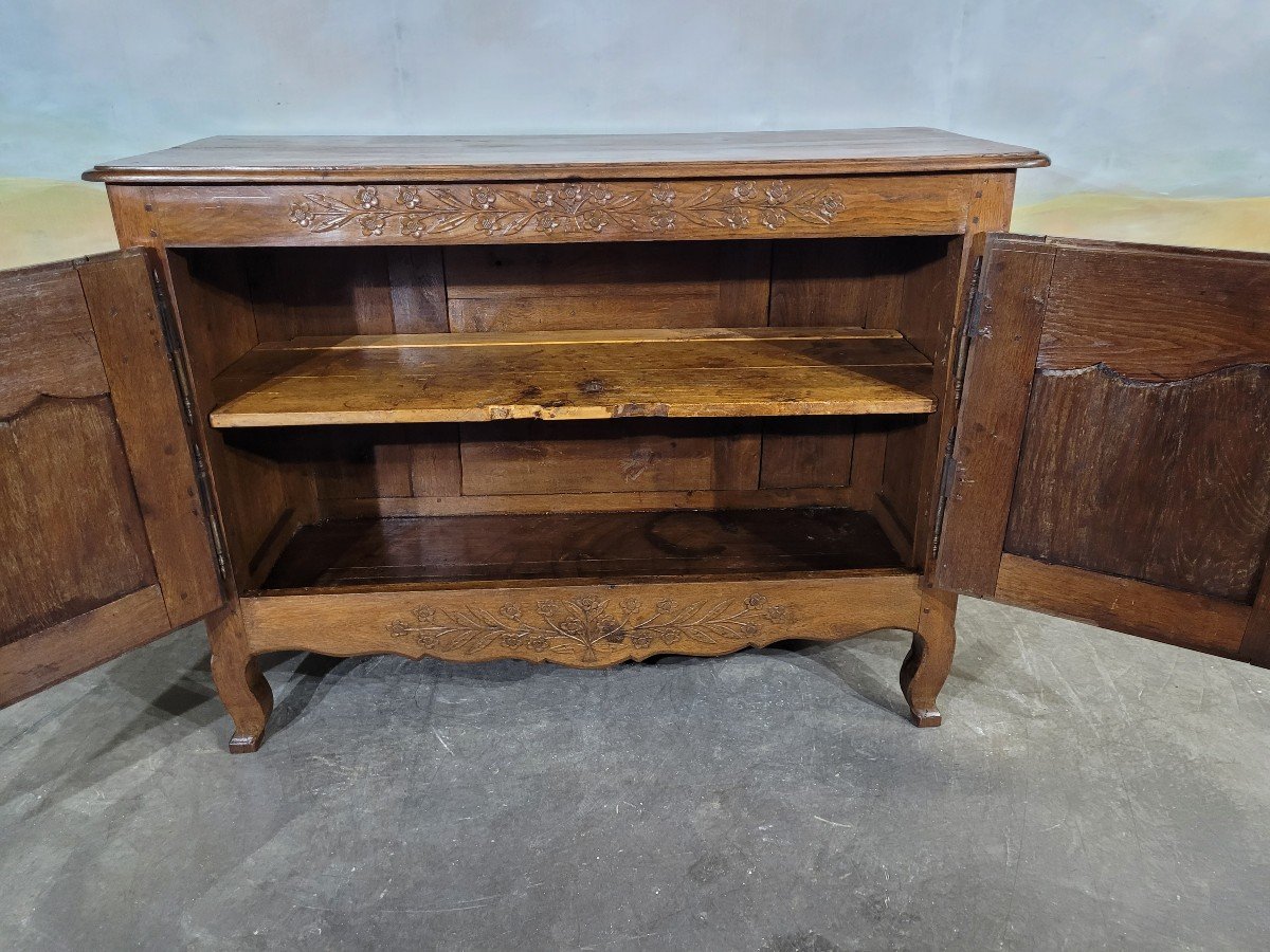 Low Normandy Oak Buffet, 19th Century-photo-5