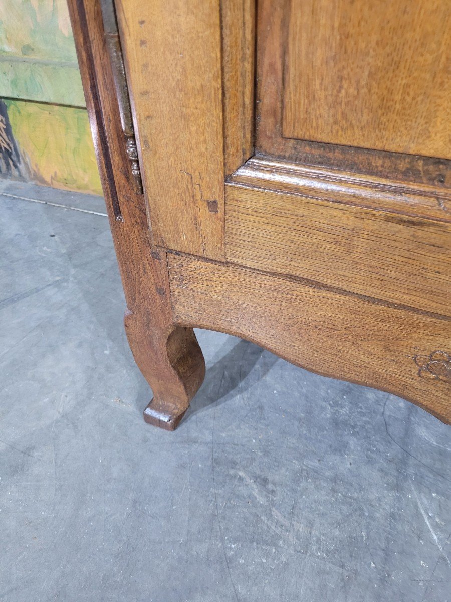 Low Normandy Oak Buffet, 19th Century-photo-6