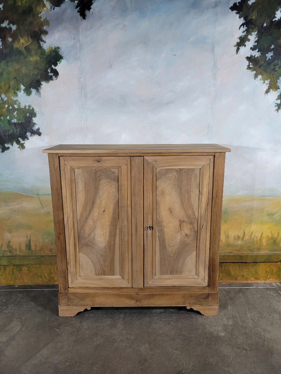 Armoire Bassette Louis Philipe En Noyer Massif