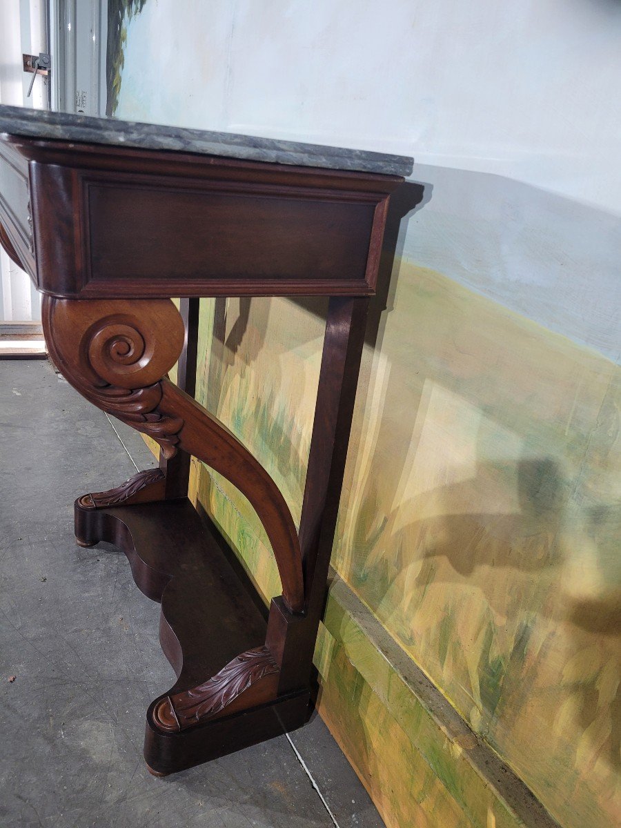 Restoration Period Mahogany Console-photo-2