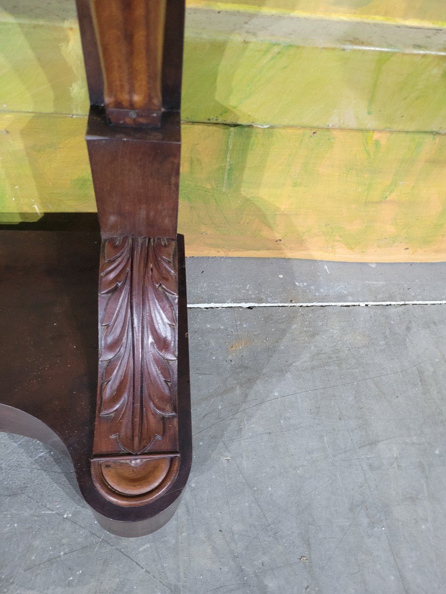 Restoration Period Mahogany Console-photo-3