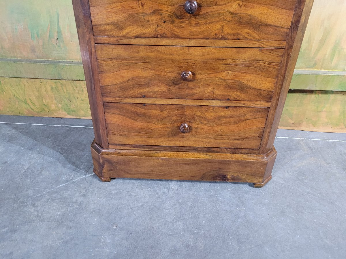 Large Chest Of Drawers, 19th Century, In Walnut-photo-2