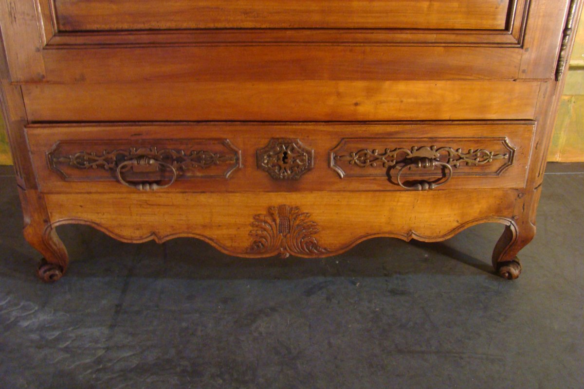 Small Louis XV Bonnetière In Cherry-photo-4