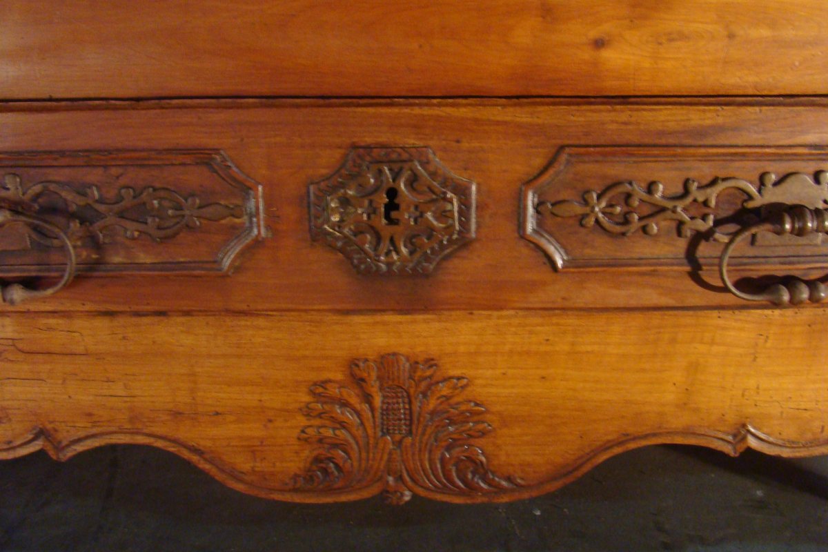 Small Louis XV Bonnetière In Cherry-photo-2