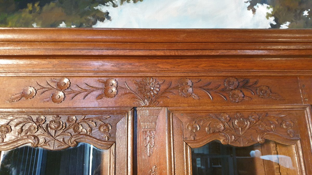 Norman Carved Oak Library-photo-3