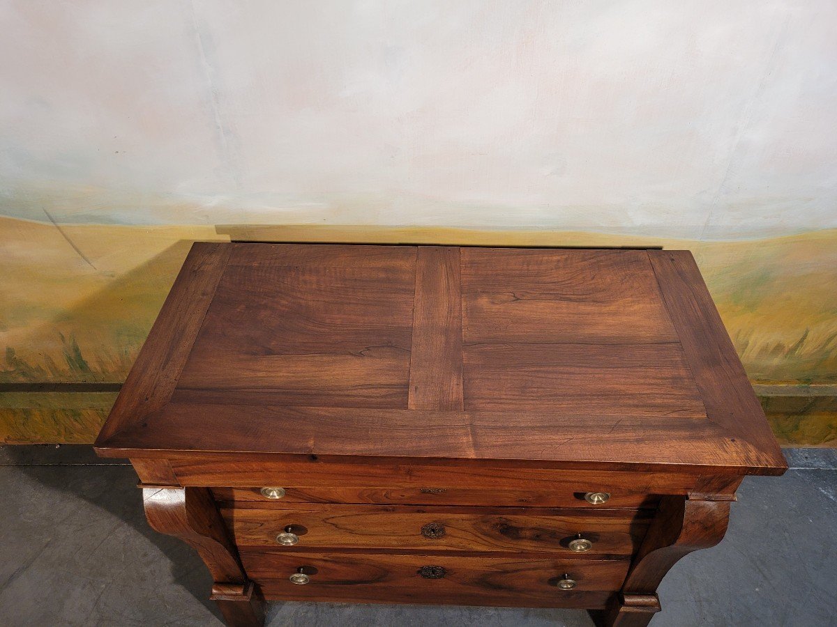 Chest Of Drawers Restoration Period In Walnut-photo-4