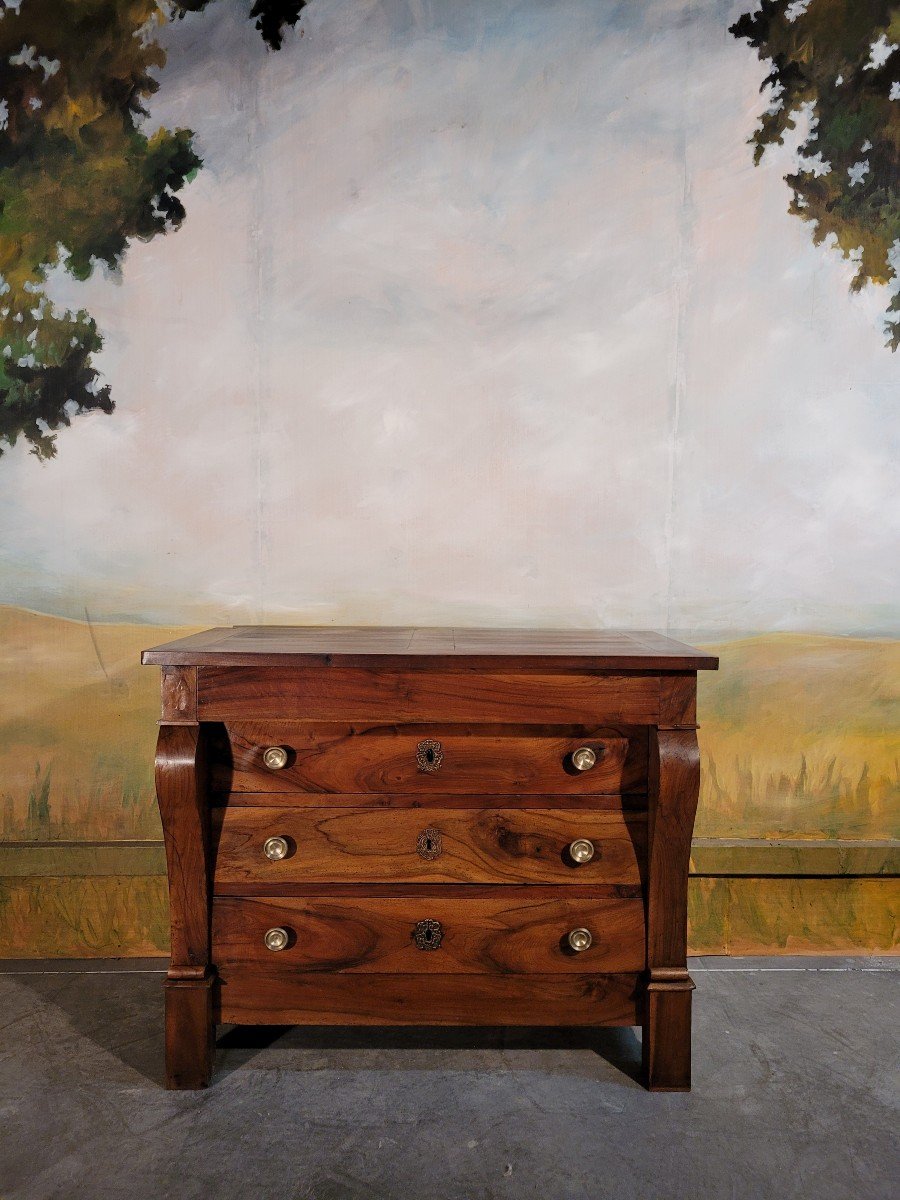 Chest Of Drawers Restoration Period In Walnut