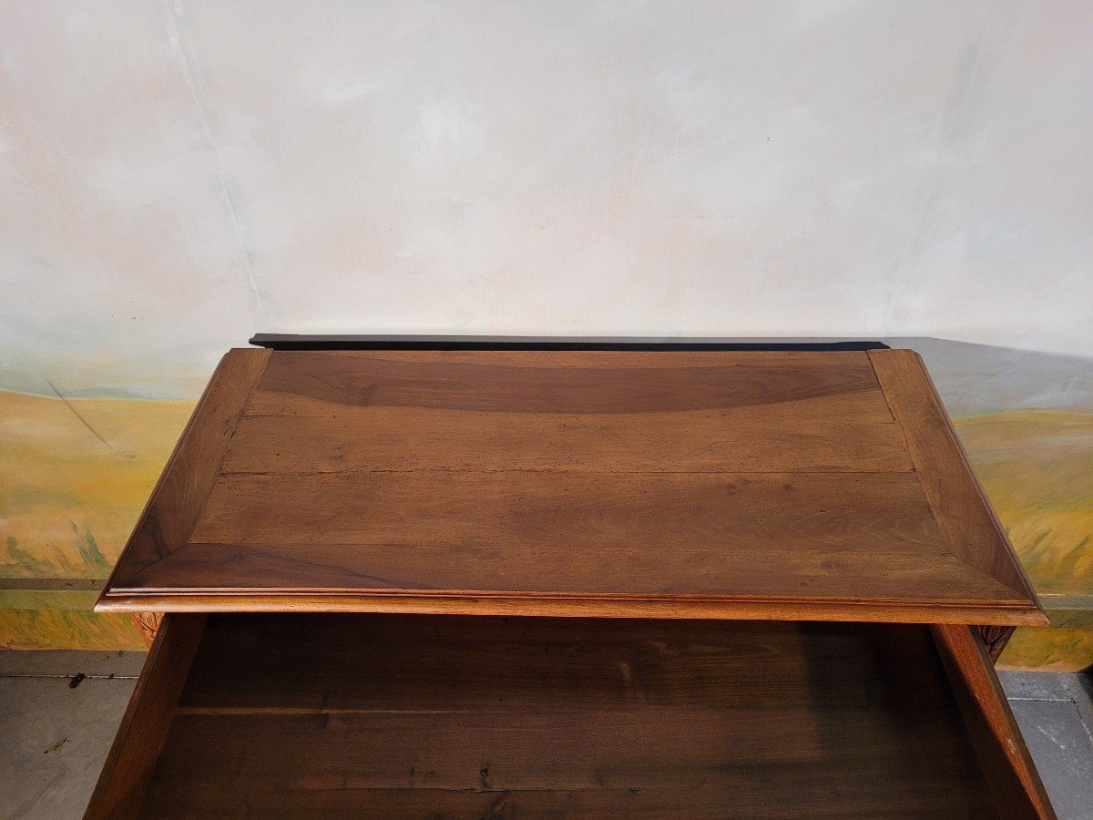 XIXth Commode In Walnut-photo-2