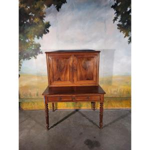 Louis Philippe Desk In Solid Walnut