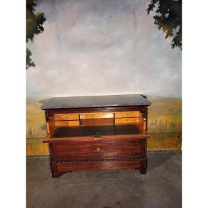 19th Century Mahogany Desk Commode 