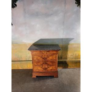 Petite Commode Louis Philippe En Noyer 