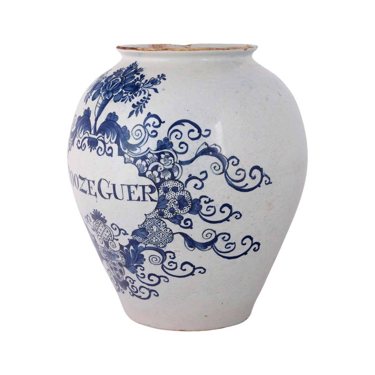 Pot à Tabac En Faïence De Delft: Roozeguer, Début Du XIXe Siècle, Royal Delft-photo-4