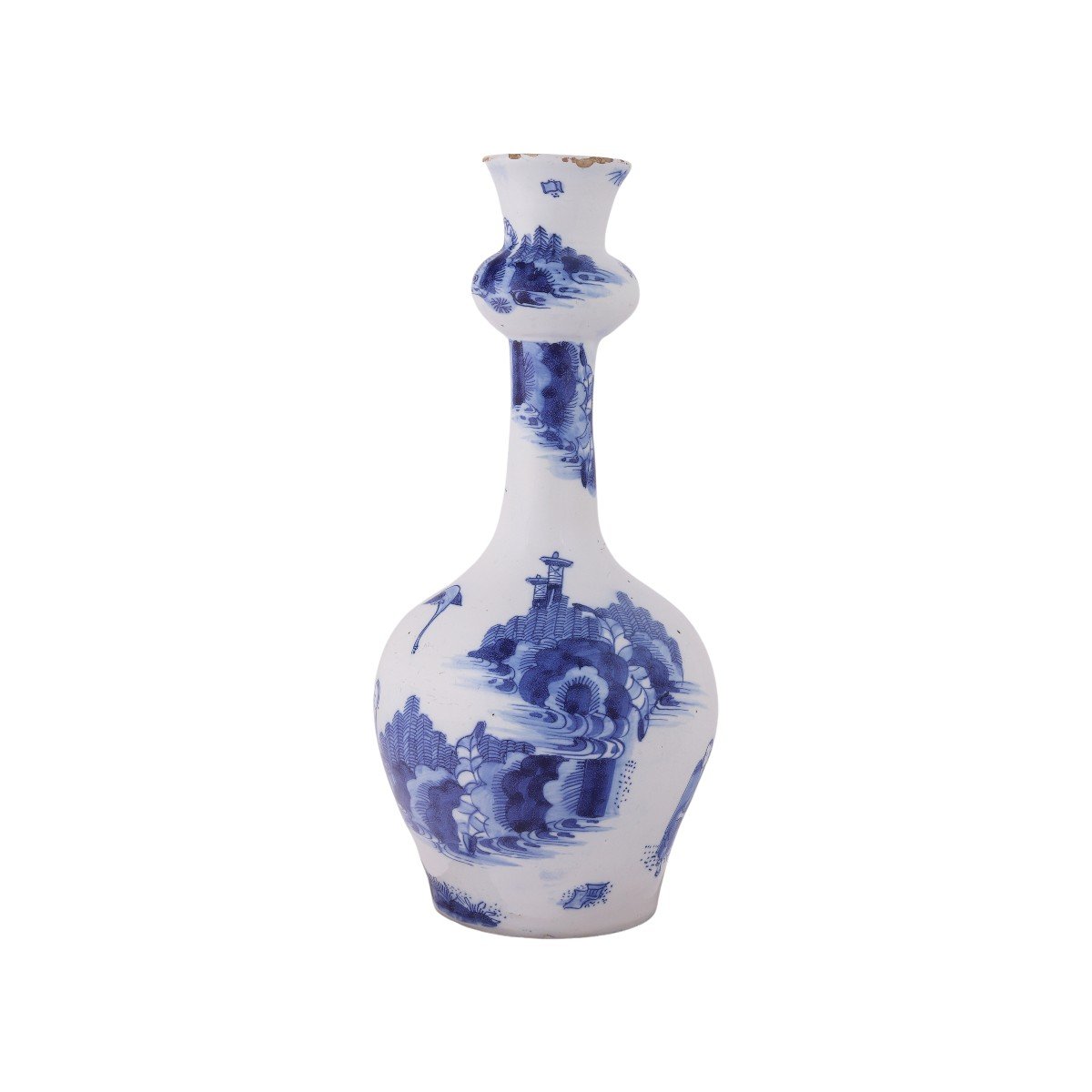 A 17th Century Delftware Chinoiserie Vase-photo-2